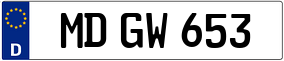 Truck License Plate